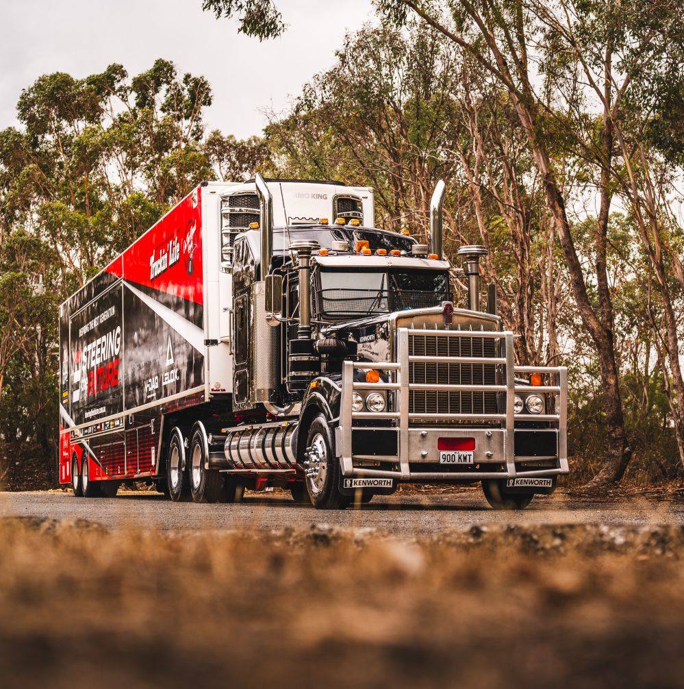 Steering the Future truck and trailer